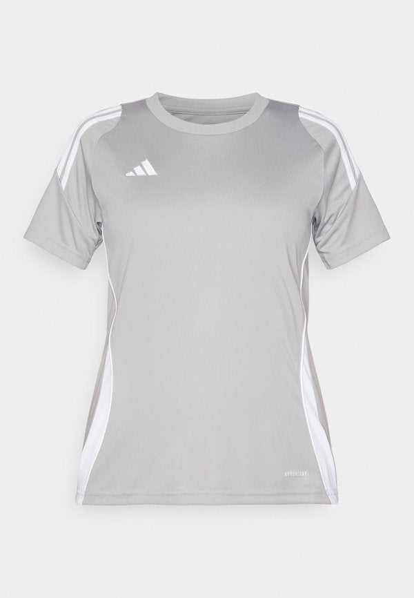 adidas Performance TIRO24 JERSEY - Sports T-shirt - team mid grey/white
