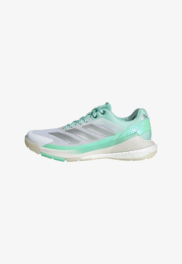 adidas Performance CRAZYQUICK BOOST - Padel shoes - clear mint   silver metallic   pulse mint