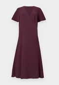 Vero Moda Curve VMCALVA WRAP CALF DRESS - Day dress - winetasting