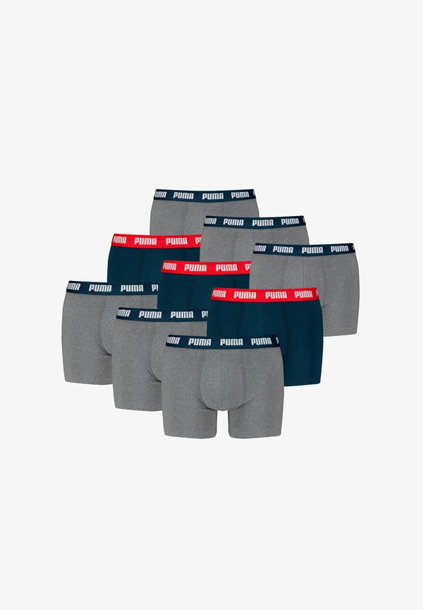 Puma 9ER PACK - Trunks - grey navy red combo