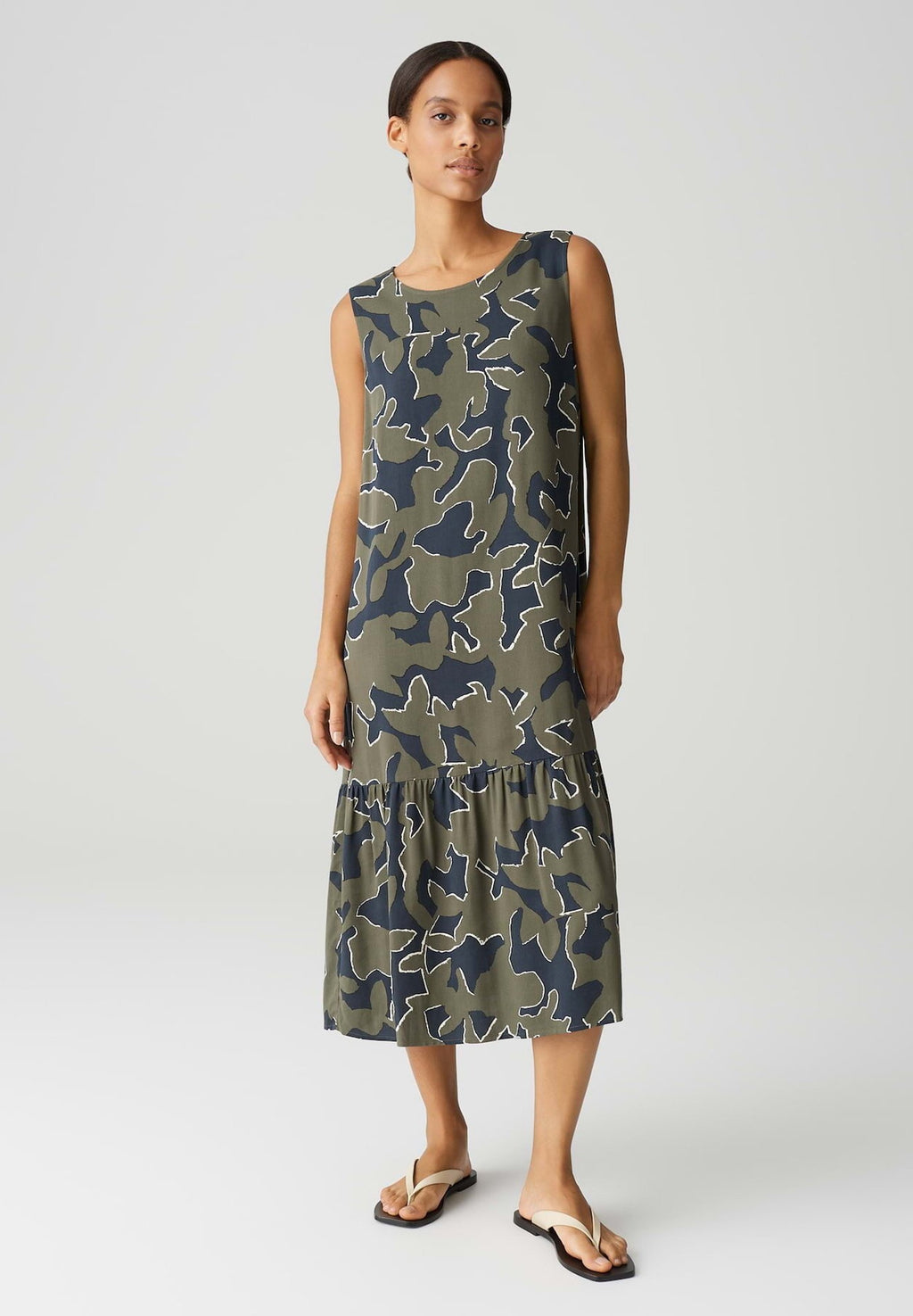 OPUS RELAXED FIT MIDI PRINT