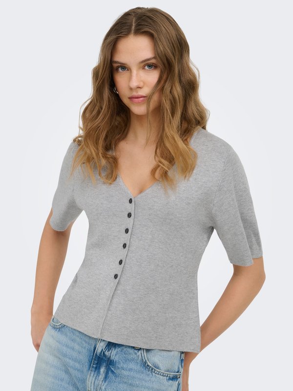 ONLY ONLLUCY - Cardigan - light grey melange