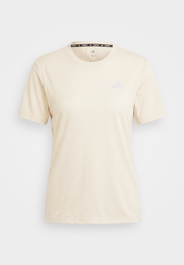 adidas Performance RUN TEE - Sports T-shirt - beige
