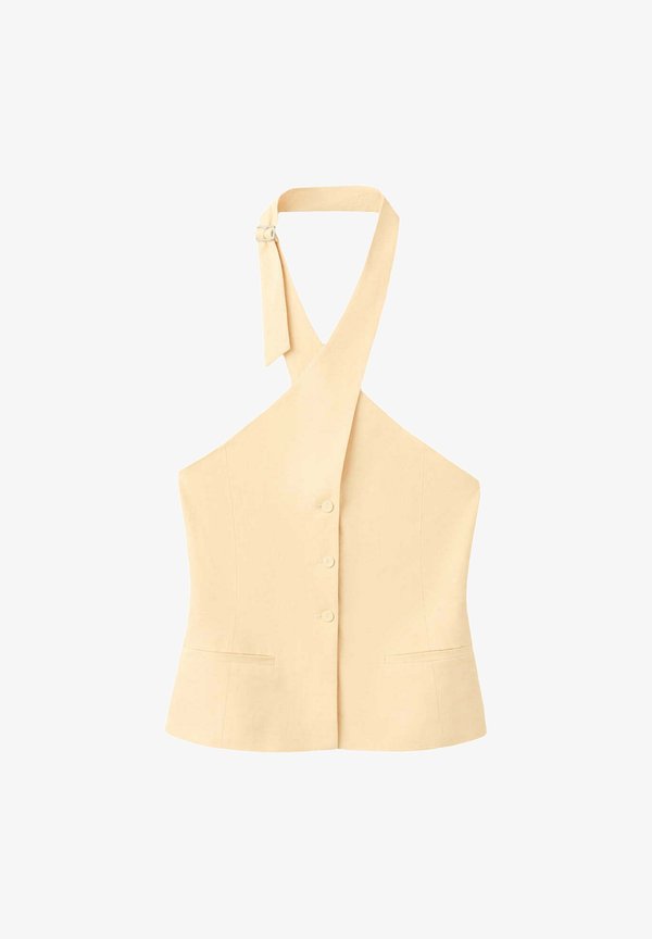 Mango ADULT - Waistcoat - yellow