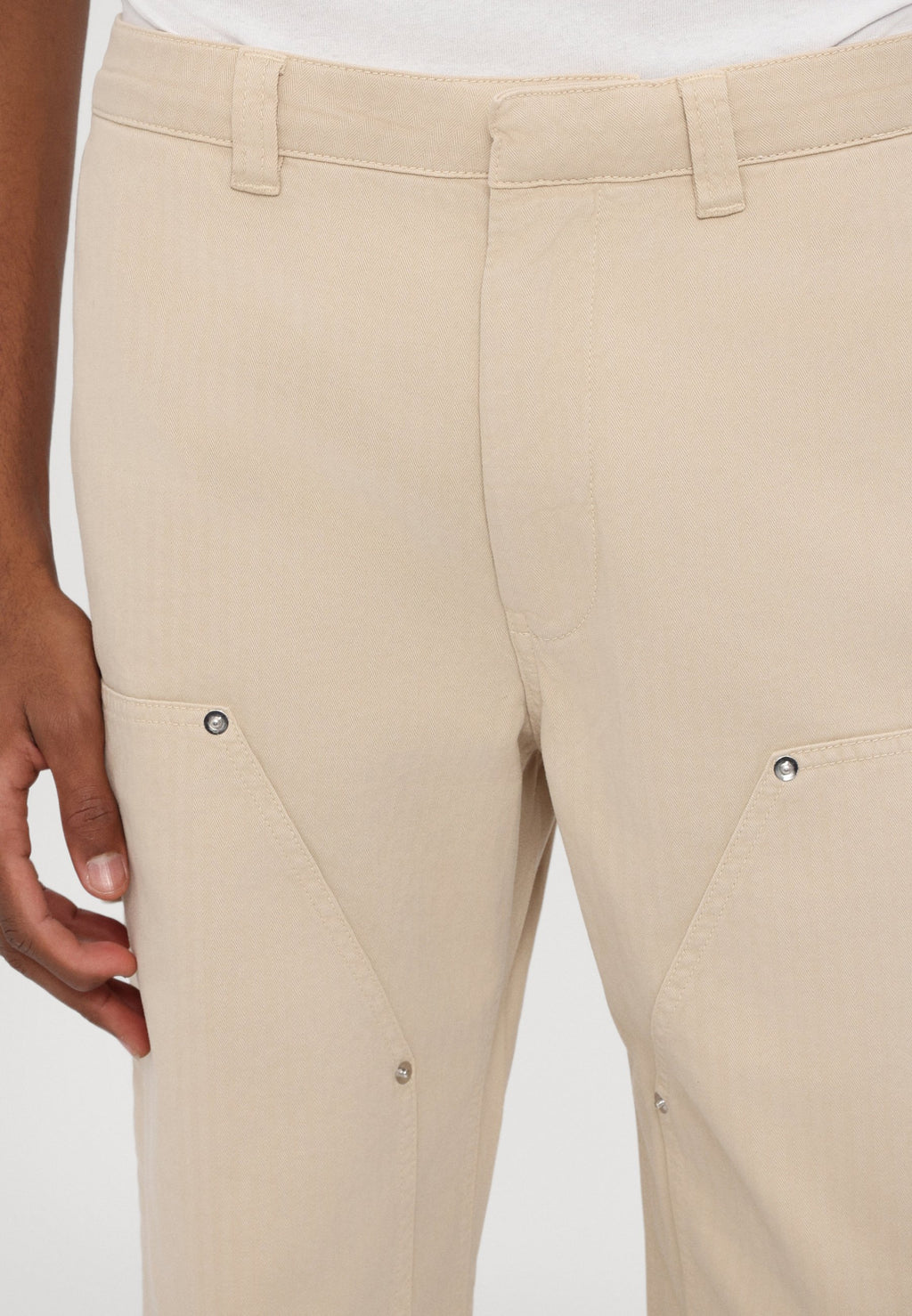 DOUBLE A BY W.W. FED HERRINGBONE WORKWEAR PANTS