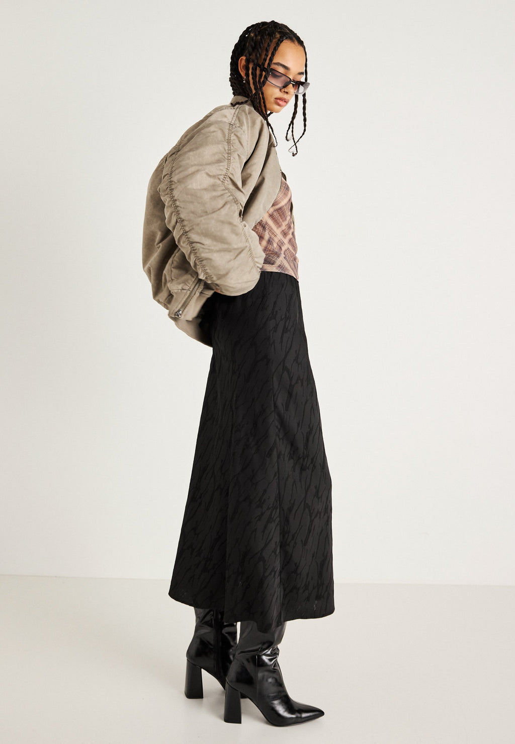 Gina Tricot STRUCTURED SKIRT