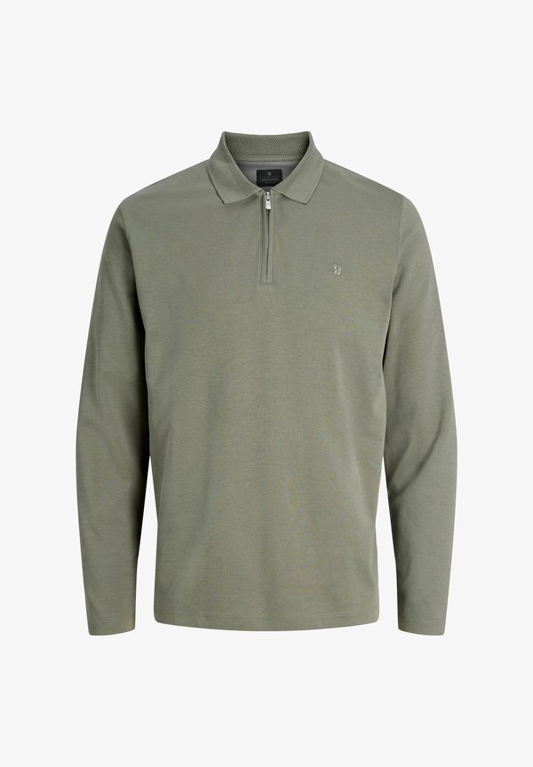 Jack & Jones POLO PLUS SIZE BADGE POLO - Polo shirt - smokey olive