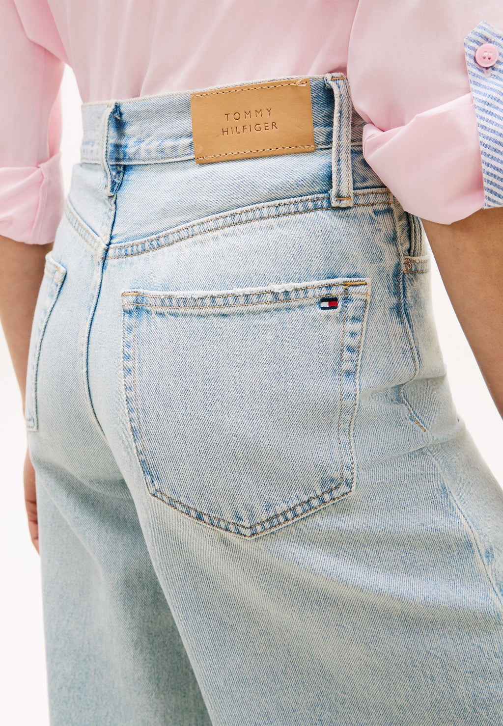 70S HIGH RISE WIDE LEG JEANS Media 5