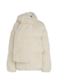 KARL STUDIO FAUX FUR COAT Media 1