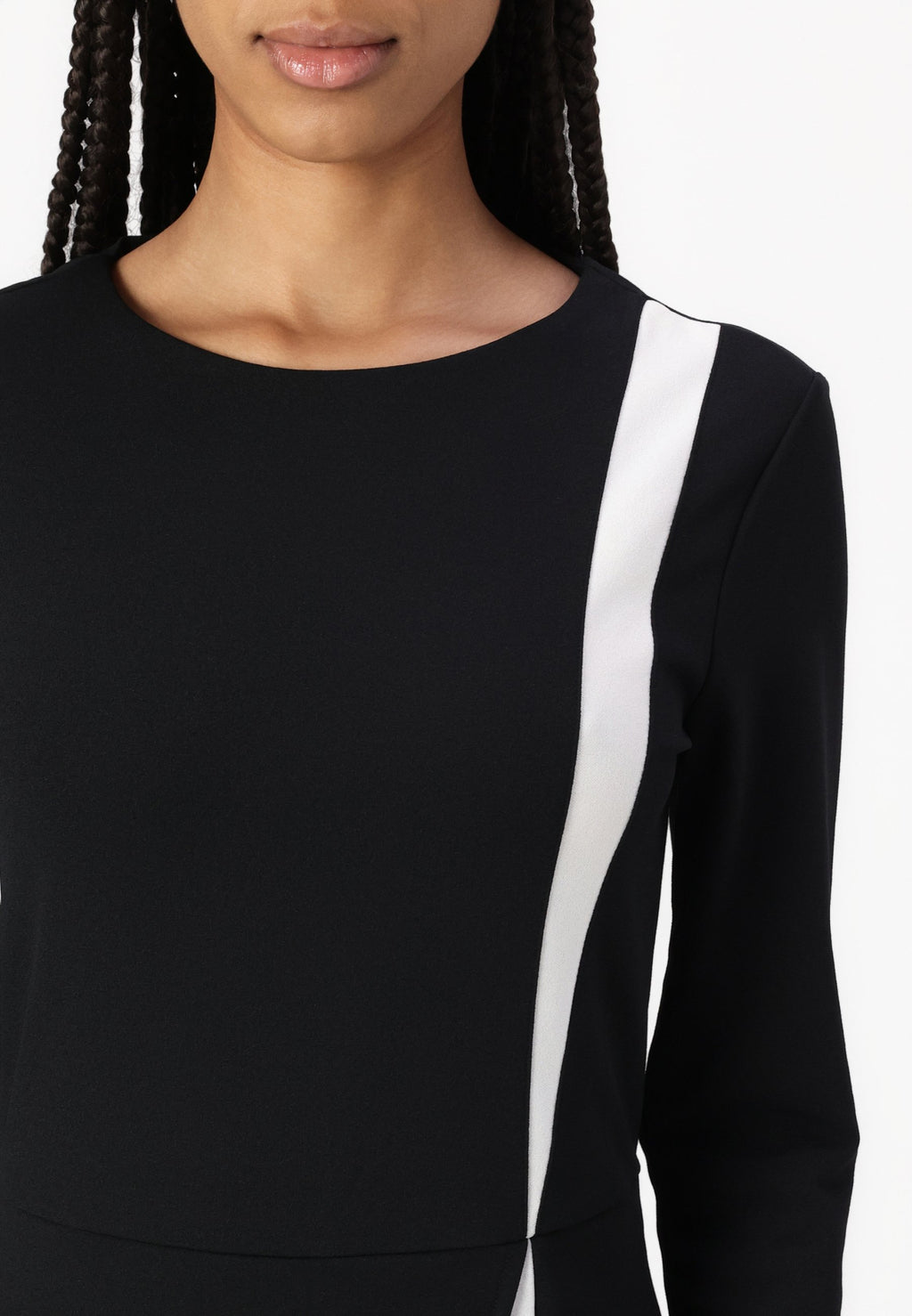 Anna Field CONTRAST OVERLAY FITTED MINI DRESS