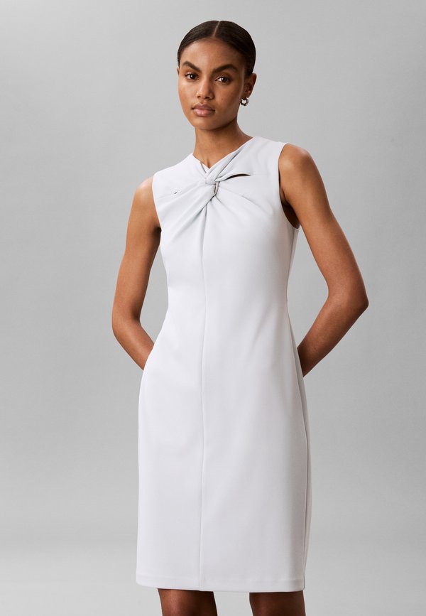 Calvin Klein CREPE - Shift dress - plein air
