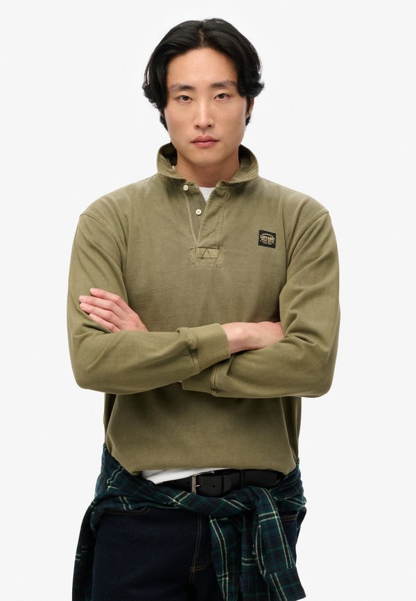 Superdry & Co Polo shirt - washed grey