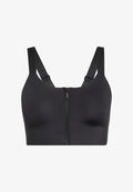 adidas Performance OPTIMÉ STRENGTH HIGH SUPPORT ZIP BRA - High support sports bra - black
