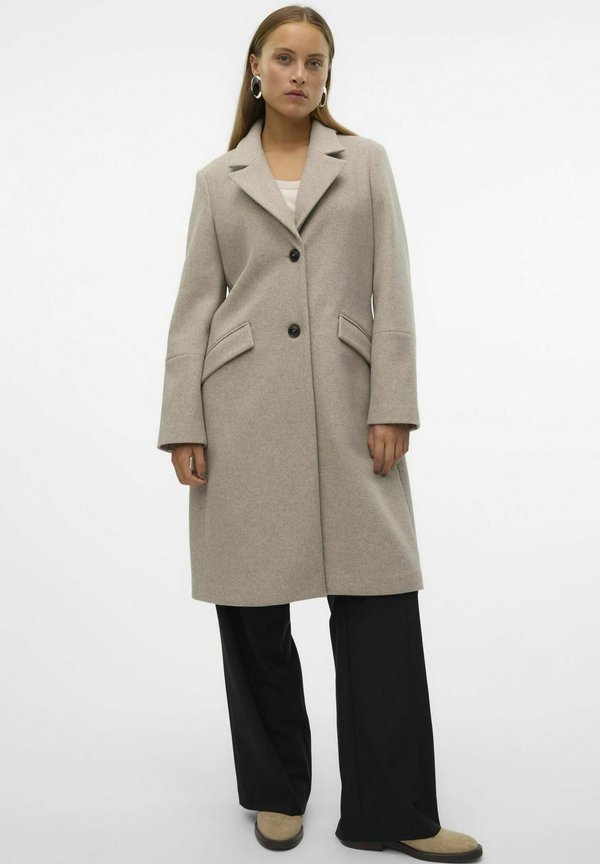 Vero Moda VMFORTUNESARA - Classic coat - silver mink