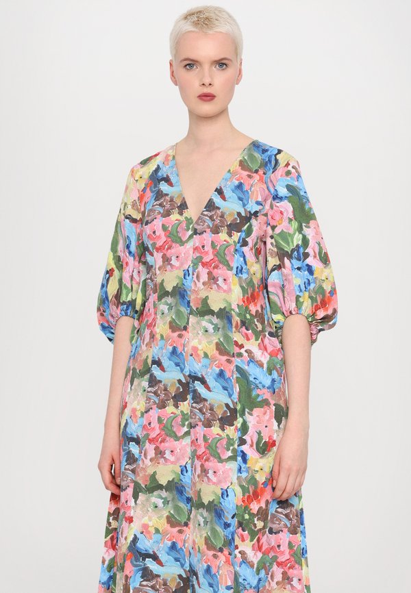 Stine Goya STRUCTURE SLEEVE MIDI DRESS