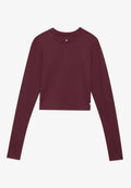 Even&Odd active ESSENTIAL FITTED CROPPED LONG SLEEVE SPORTS TOP