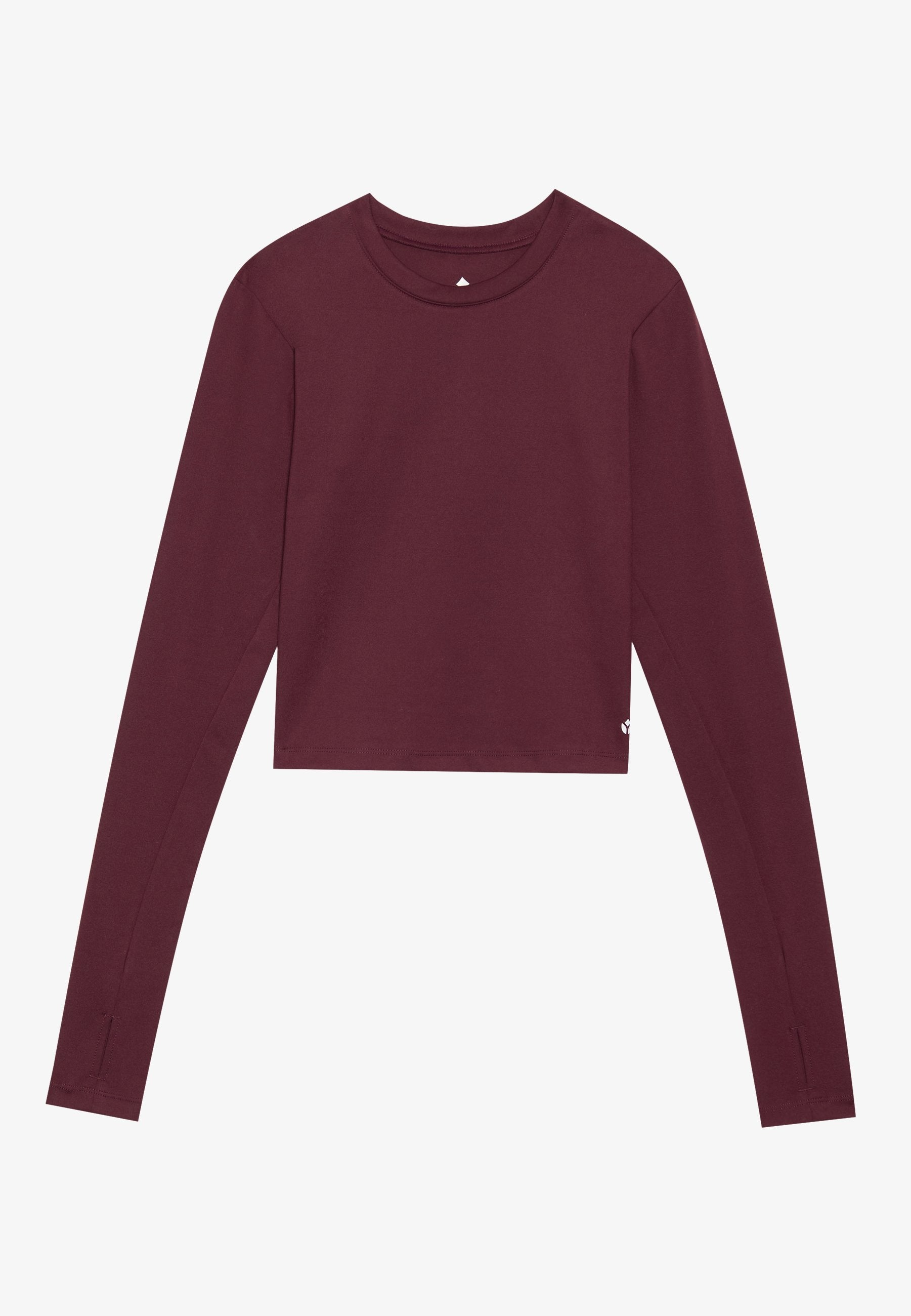 Even&Odd active ESSENTIAL FITTED CROPPED LONG SLEEVE SPORTS TOP