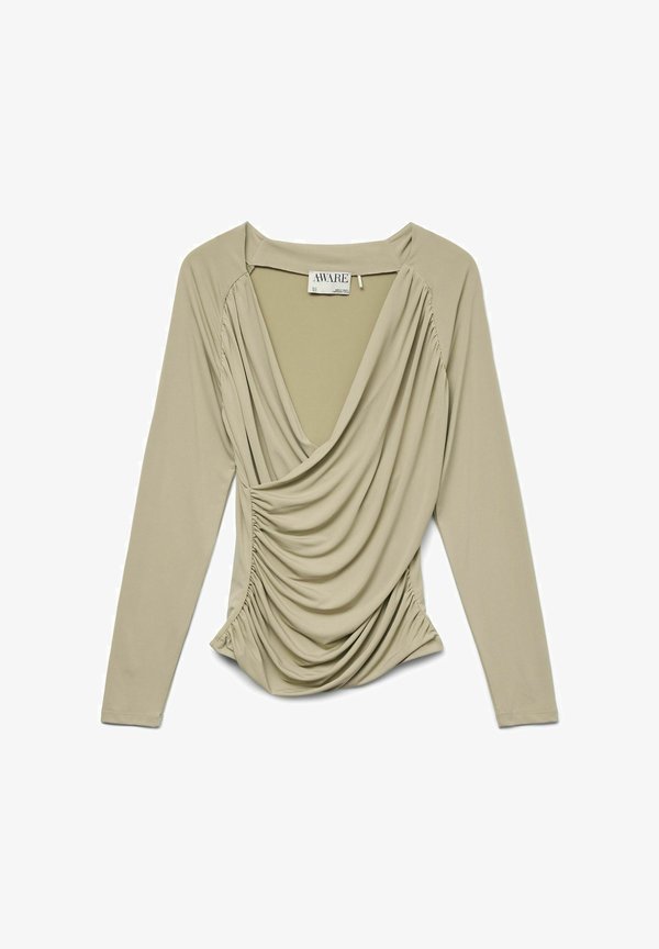 Vero Moda AWSOPHIA - Blouse - moss gray