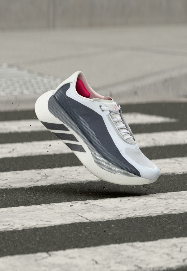 adidas Performance HYPERBOOST EDGE - Road running shoes - footwear white/aurora onix/solar turbo
