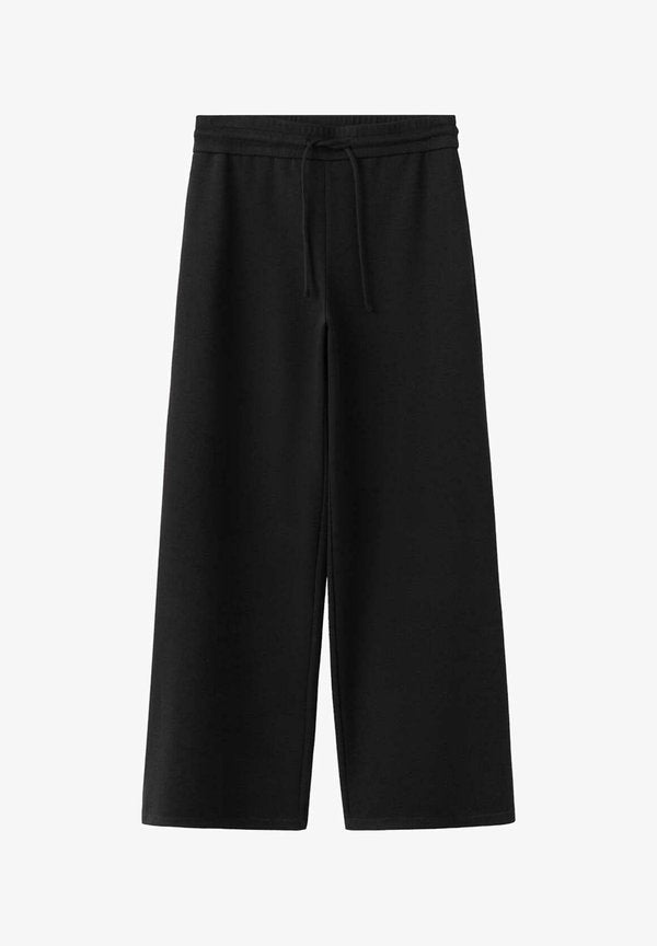 Mango ADULT - Tracksuit bottoms - black