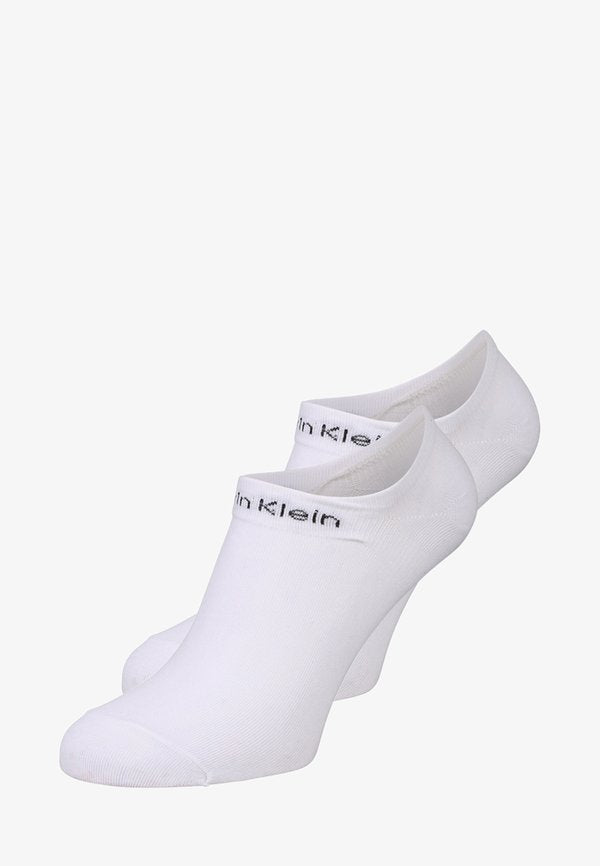 Calvin Klein Underwear PERFORMANCE GRIPPER LINER 2 PACK - Sneaker socks - white