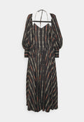 ROKH HALTER STRAP DRESS WITH DETACHABLE SLEEVE