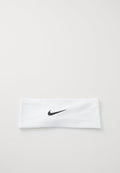 Nike Performance FURY CLASSIC WIDE HEADBAND - Ear warmers - white/black