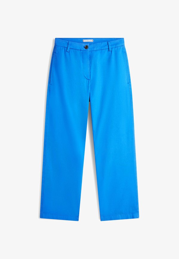 Tommy Hilfiger WASHED SLIM STRAIGHT LEG CHINOS - Chinos - blue orbit