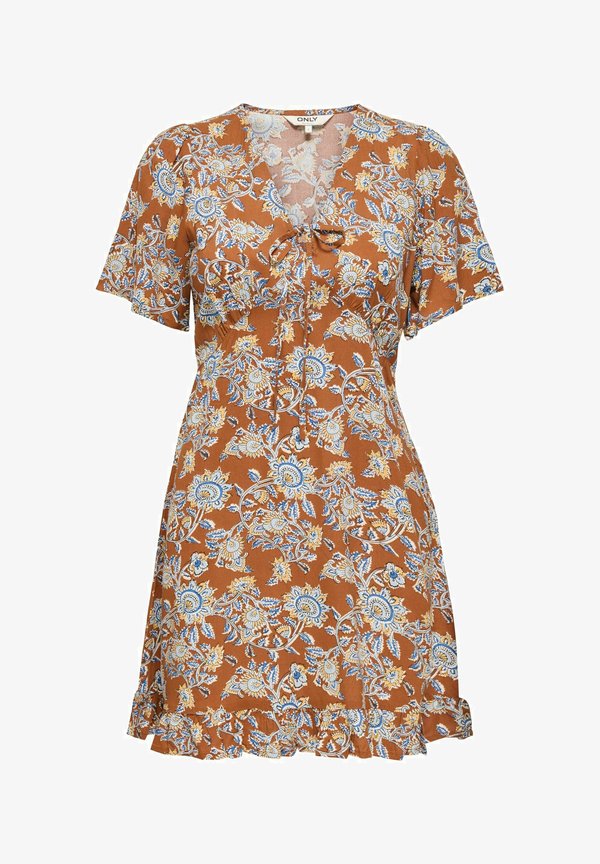 ONLY ONLJENNIE short - Day dress - apricot orange