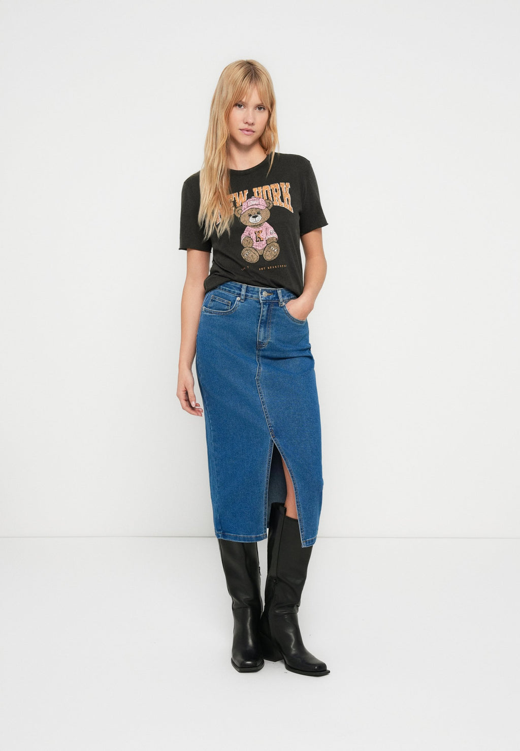 ONLY Denim ONLSIRI Denim Denim Midi
