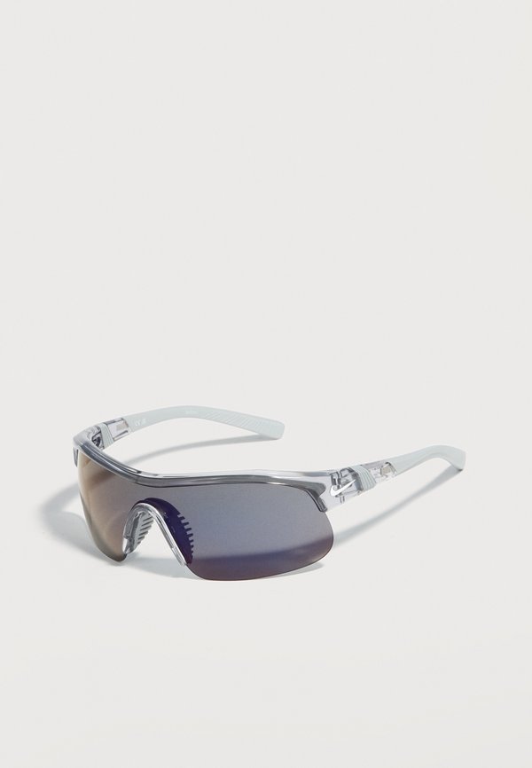 Nike Sportswear SHOW UNISEX - Sunglasses - shiny wolf grey/blue mirror