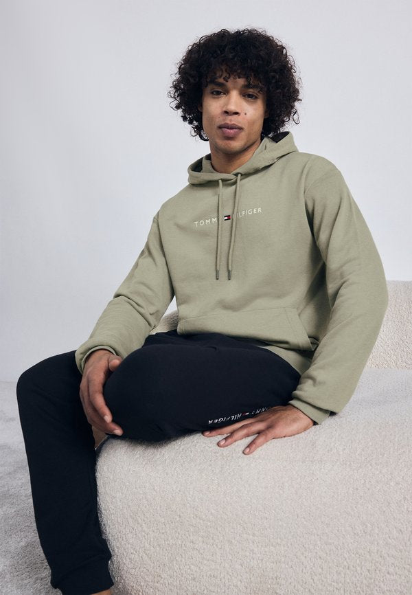Tommy Hilfiger ORIGINAL HOODIE - Pyjama top - utility sage