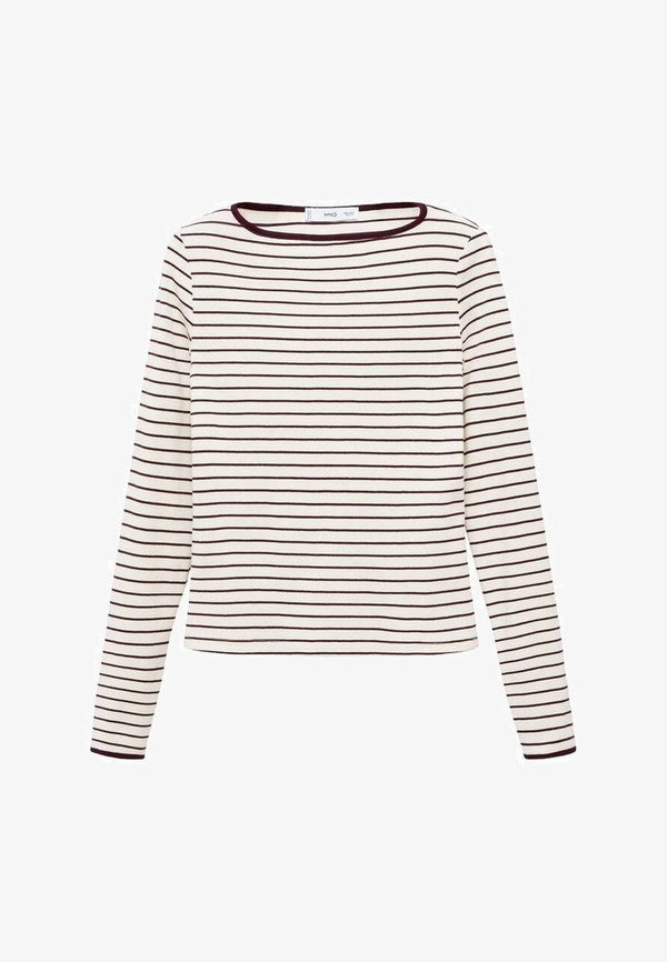 Mango Long sleeved top - bordeaux