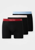 Calvin Klein Underwear 3 PACK - Boxer briefs - black/fall berry/frozen