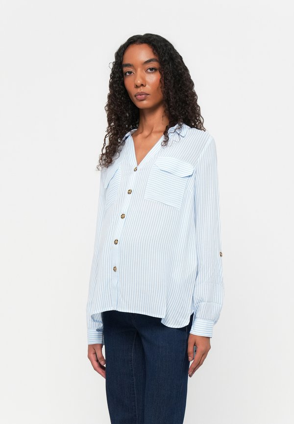 Vero Moda Maternity Maternity- - Button-down blouse - blue bell/snow white