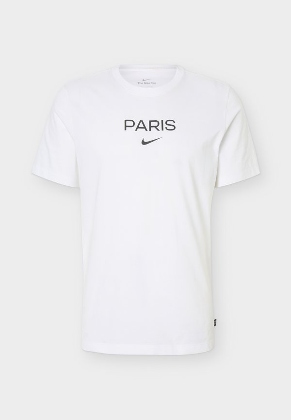 Nike Performance PARIS SAINT-GERMAIN WORDMARK TEE - Club wear - white