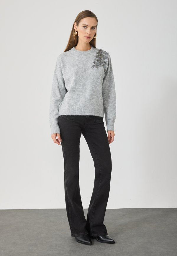 Anna Field by Zalando JUMPER WITH SHHOULDER EMBROIDERY