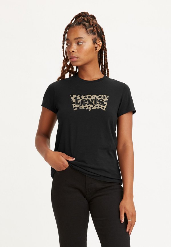 Levi's® THE PERFECT TEE - Print T-shirt - black