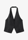 Mango ADULT - Waistcoat - black