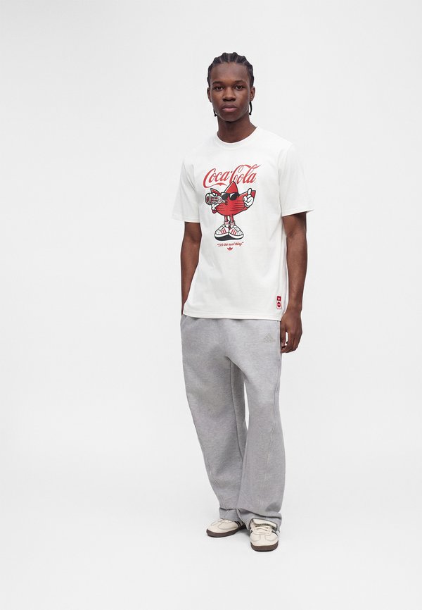 adidas Originals COCA COLA CLASSIC SPORT TREFFIE TEE UNISEX - Print T-shirt - white