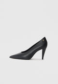 LEATHER TH MONOGRAM HIGH HEELS Media 1