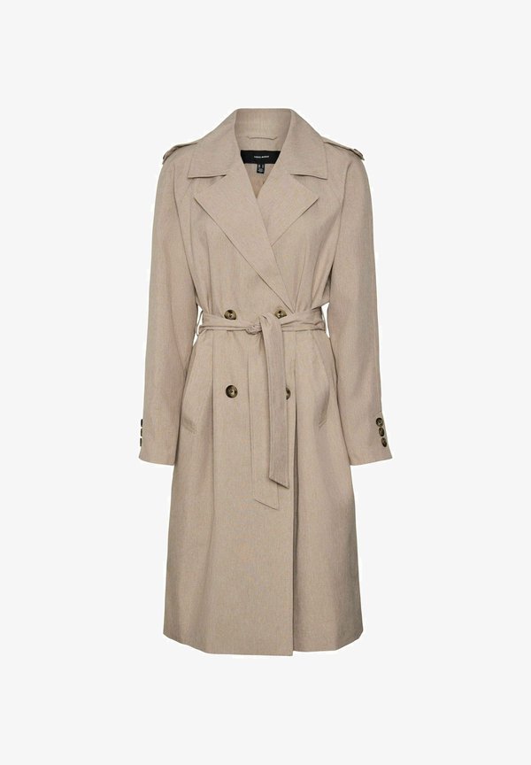 Vero Moda VMSIRI - Trenchcoat - silver mink