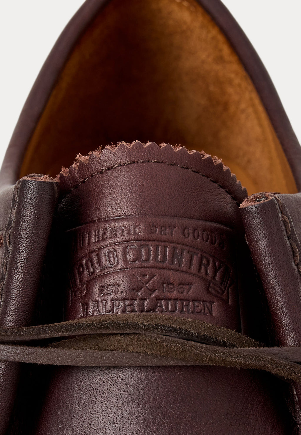 Polo Ralph Lauren JETT LUG-SOLE LEATHER MOC-TOE SHOE