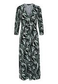 Soaked in Luxury HANADI PRINTED V-NECK