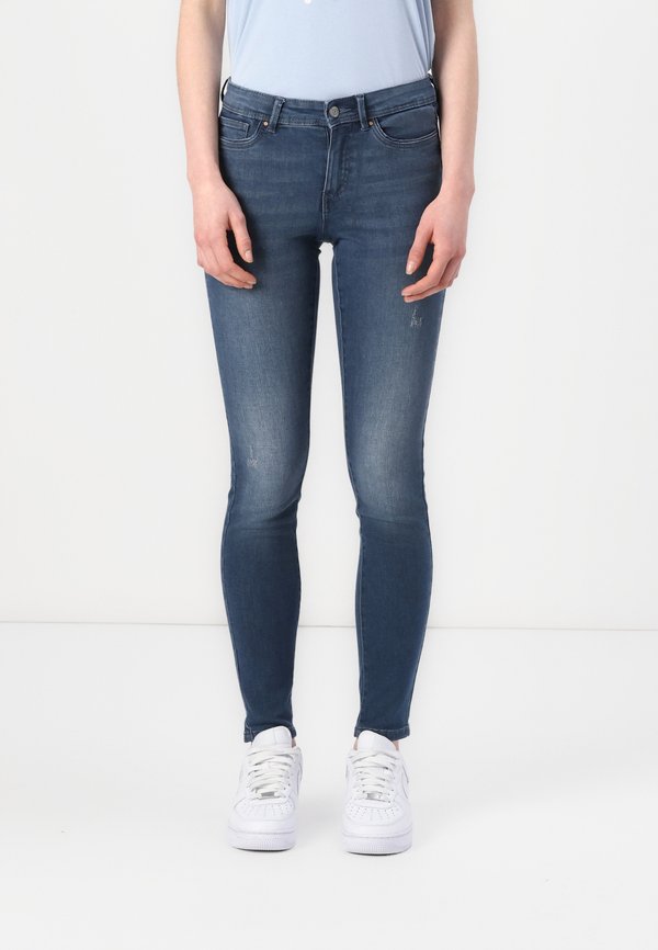 ONLY ONLWAUW - Jeans Skinny Fit - blue black denim
