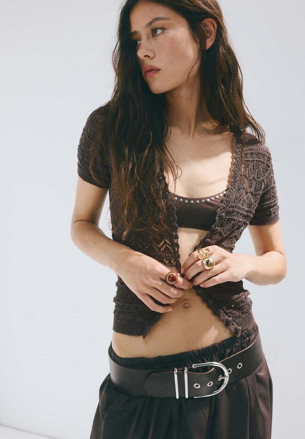 Mango ADULT - Cardigan - dark brown