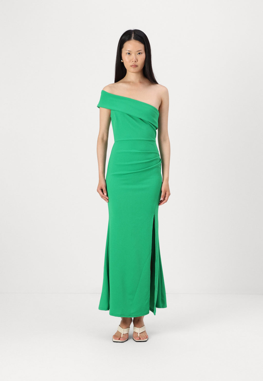 WAL G. INDIE OFF SHOULDER MAXI