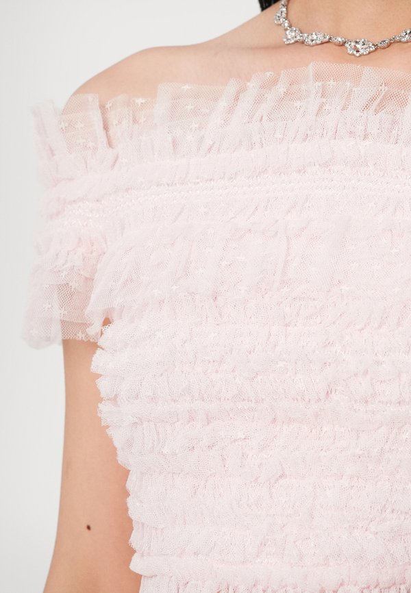 Needle & Thread HATTIE SMOCKED OFF SHOULDER