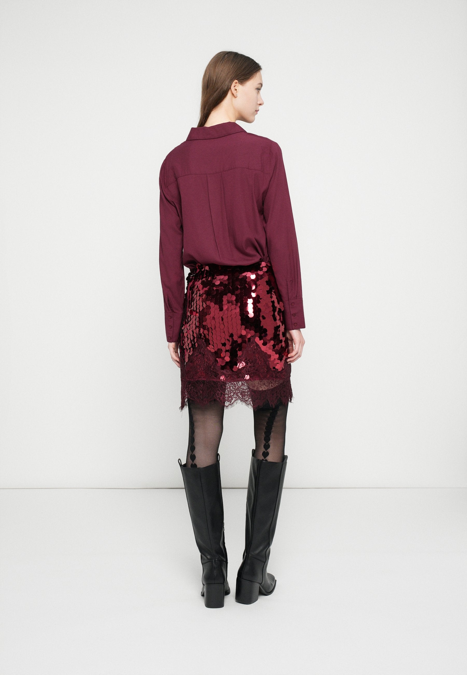Never Fully Dressed MINI LARGE SEQUIN SKIRT