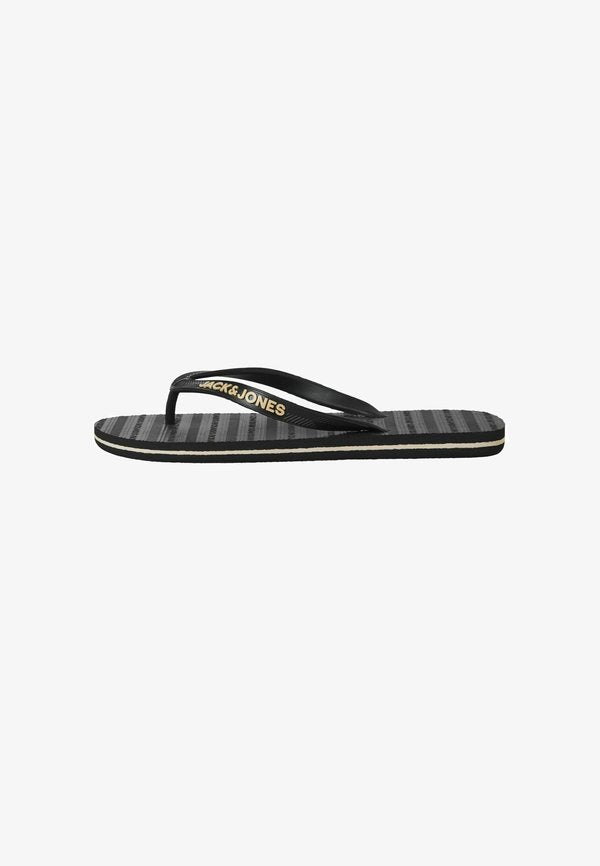 Jack & Jones Flip flops Flip flops - T-bar sandals - anthracite